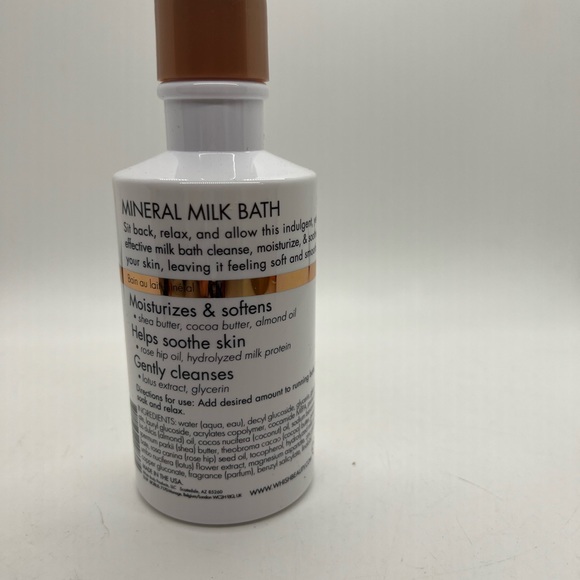 NWT whish Rose Hip + Lotus Mineral Milk Bath 8 oz - Picture 4 of 6